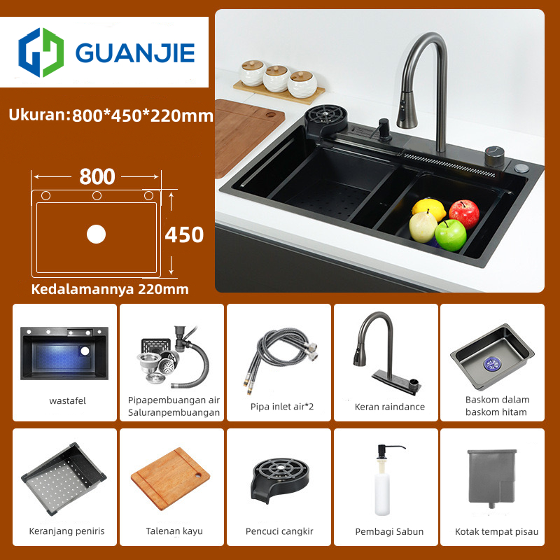 Jual GUANJIE Stainless Steel Kitchen Sink Modern Kitchen Sink Luxury   Id 11134207 7r98w Lpnhcd6ixre694