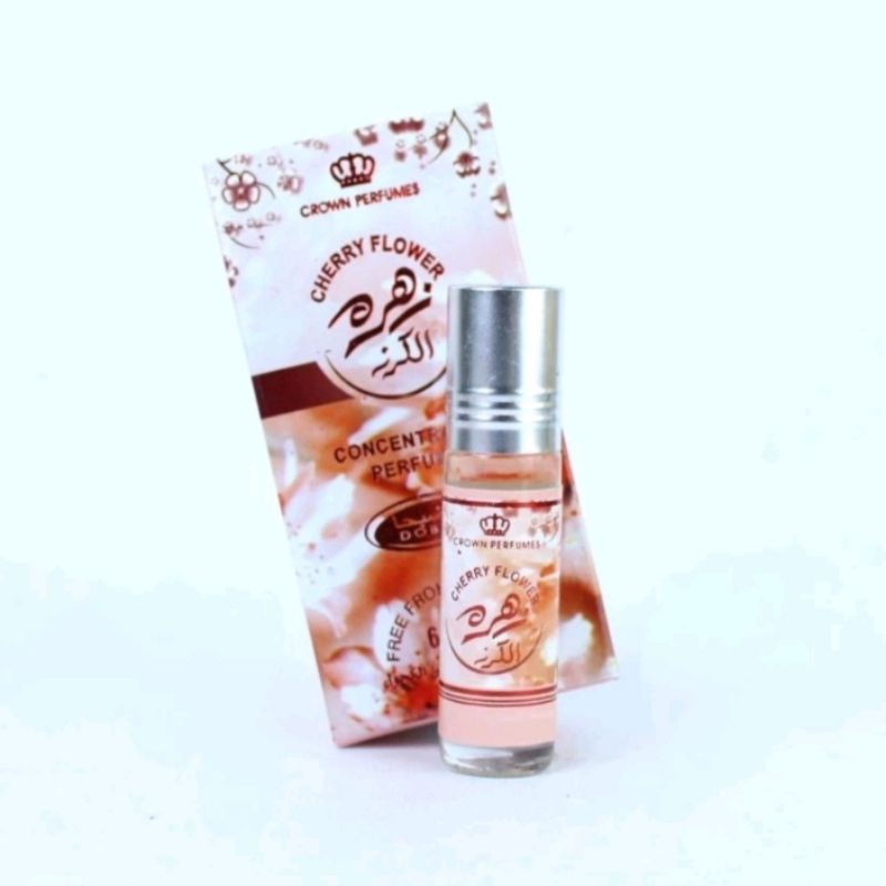Al Rehab Cherry Flower Duftöl – 6 Ml, 100% Öl, Moschus & Blütenduft, Roll-on