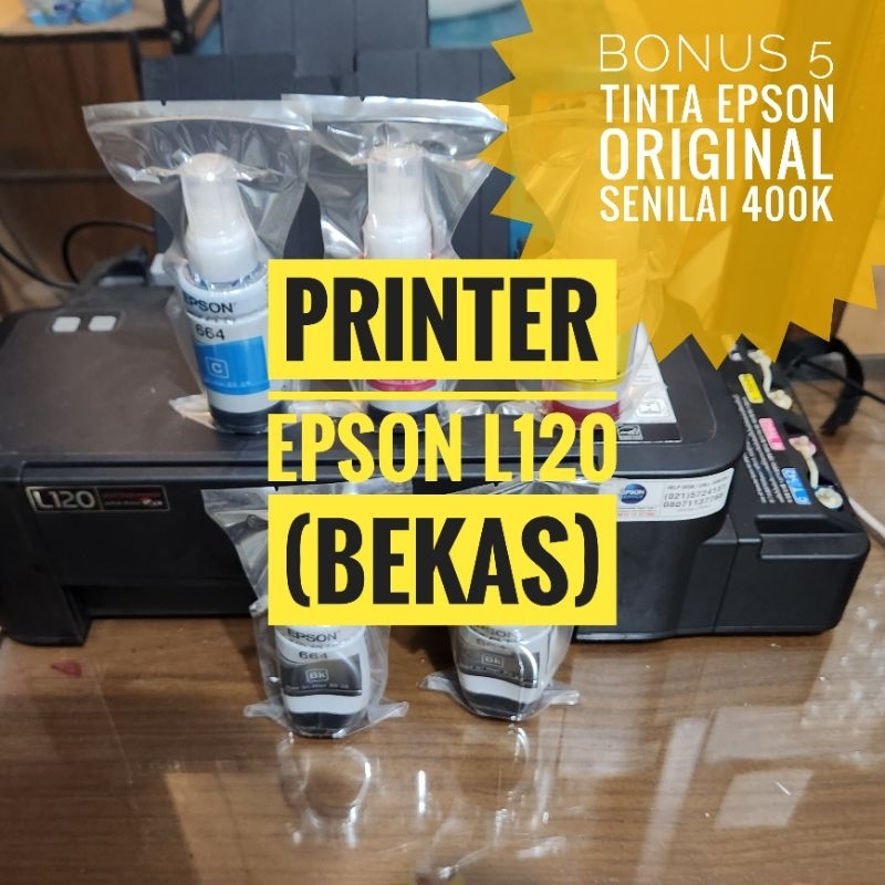 Jual Printer Epson L120 Bekas Shopee Indonesia 0554