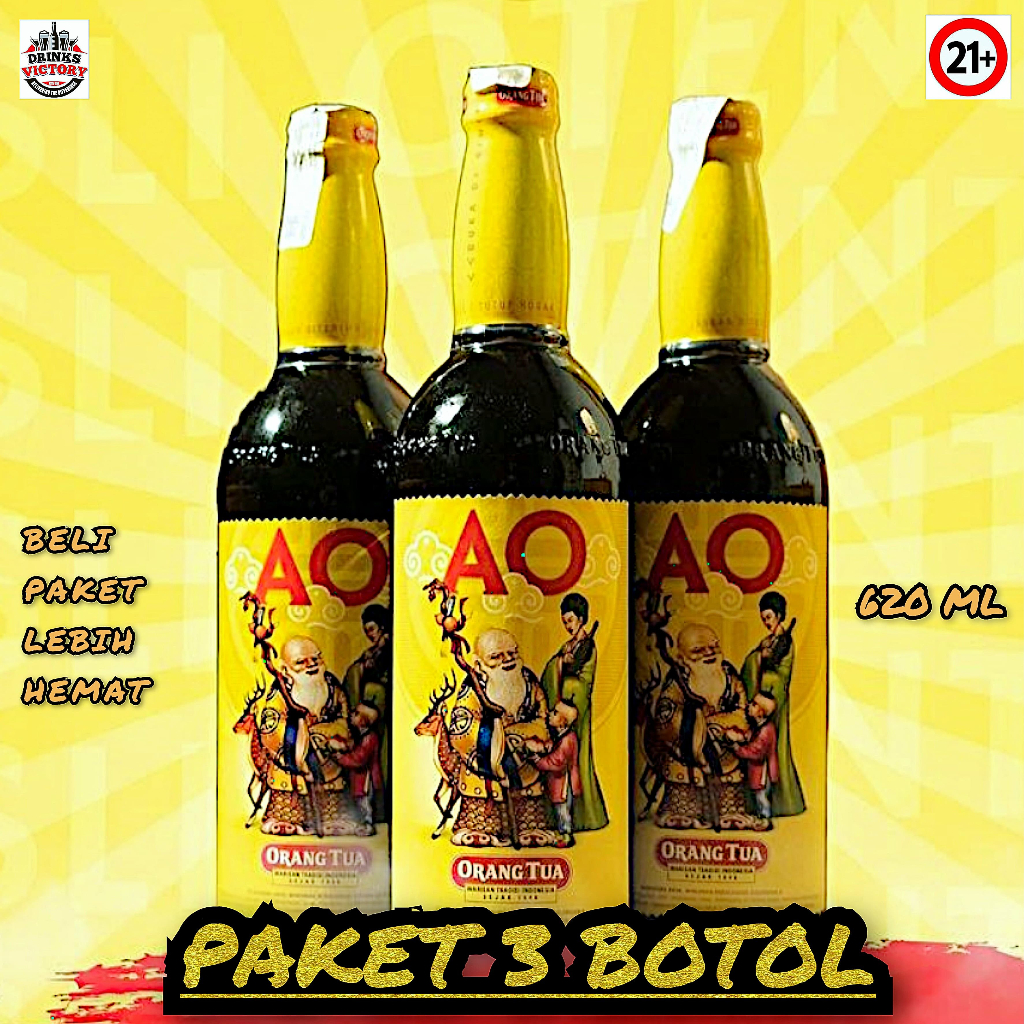 Jual Paket 3 Hemat Minuman Tradisional Arak Obat Ao Cap Orang