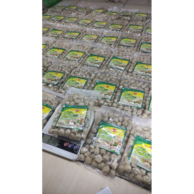 Jual Bakso Pentol Sapi Mix Ayam Ukuran Kerikil 200gr Isi 65pc Shopee