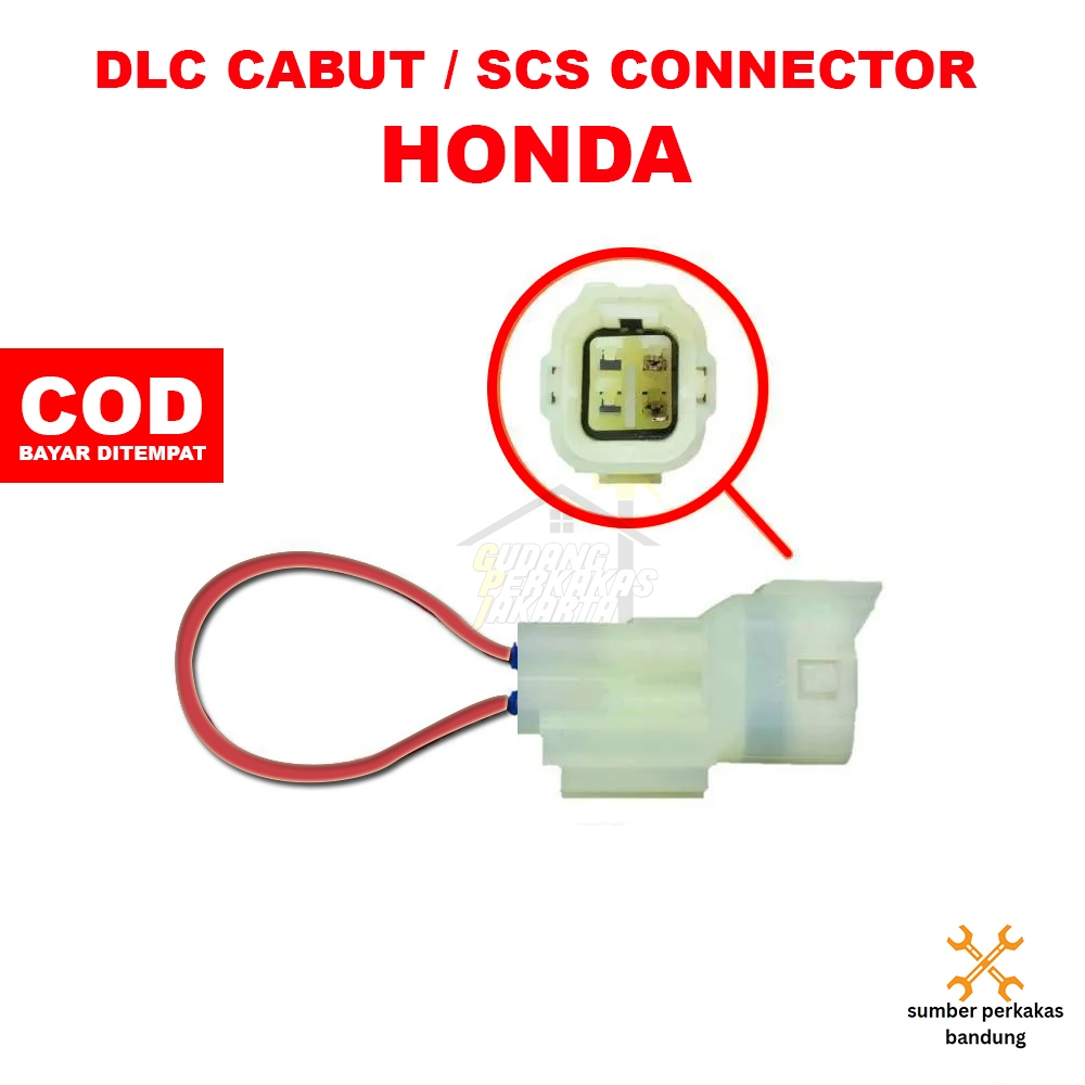 Jual DLC HONDA / SCS CONNECTOR ALAT RESET INJEKSI MOTOR HONDA MANUAL