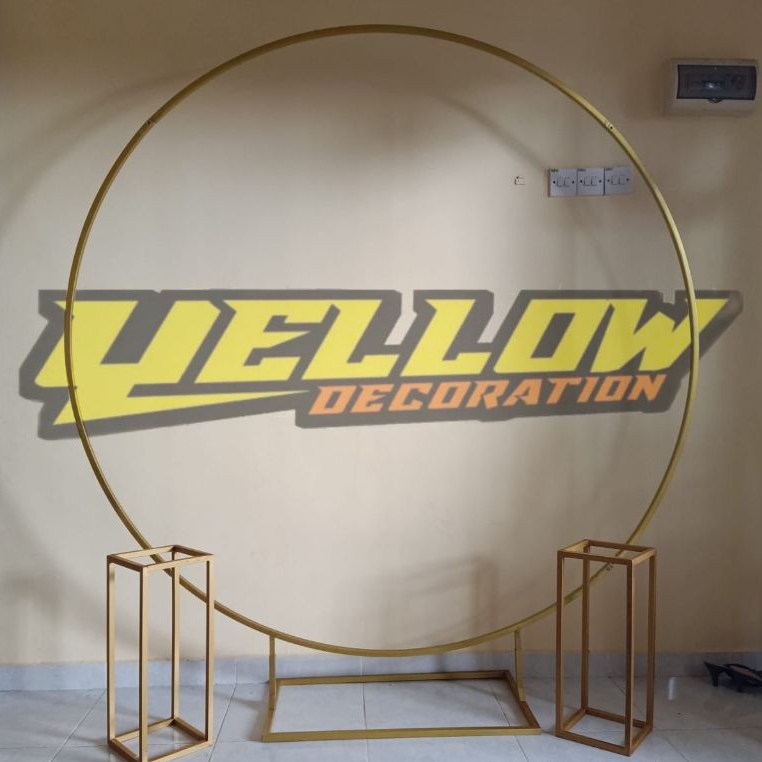 Jual Ready stock Lingkar besi & stand flower besi (paket hemat ...
