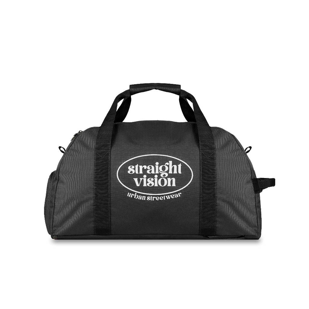 Jual Straight Vision Moines Travelbag Black Tas Gym Carry On Besar