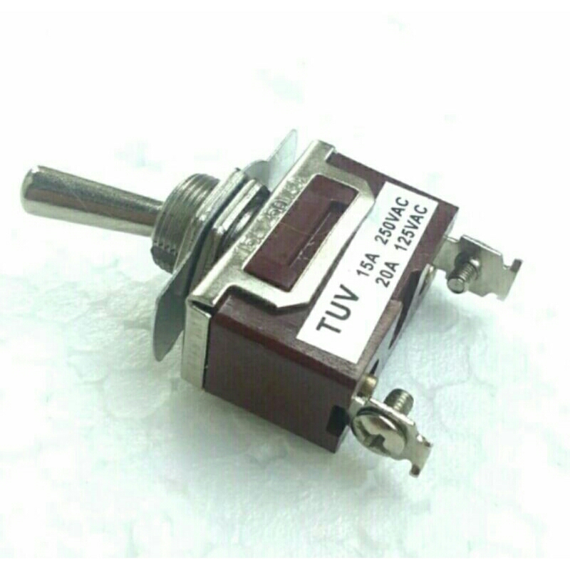 Jual 2 pin Toggle Switch 15A 250VAC Saklar Power On Off 2 kaki | Shopee ...