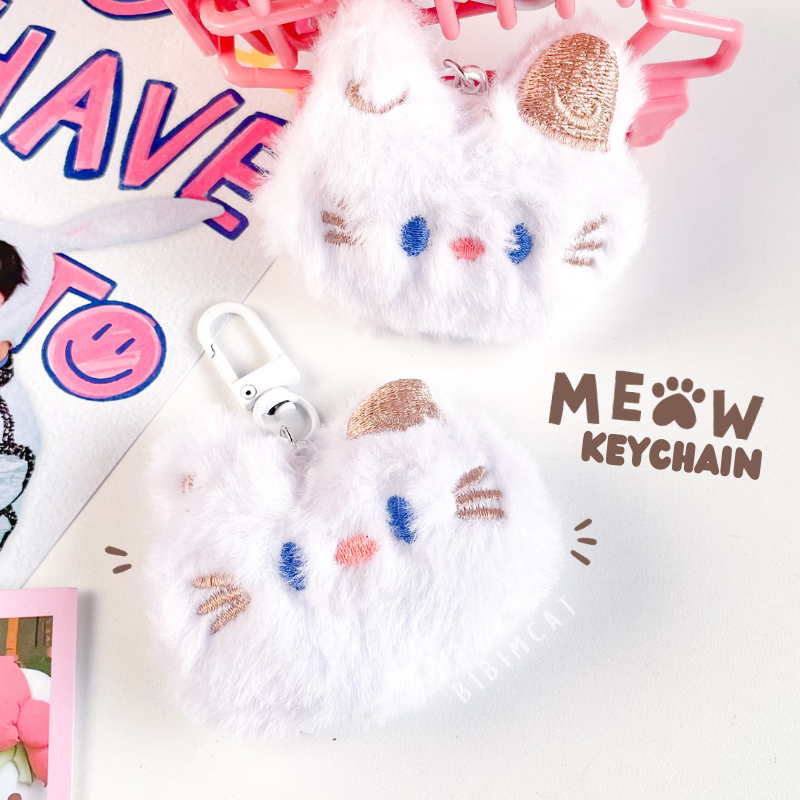 Jual Meow Gantungan Kunci Boneka / Mini Keychain Kucing | Shopee Indonesia