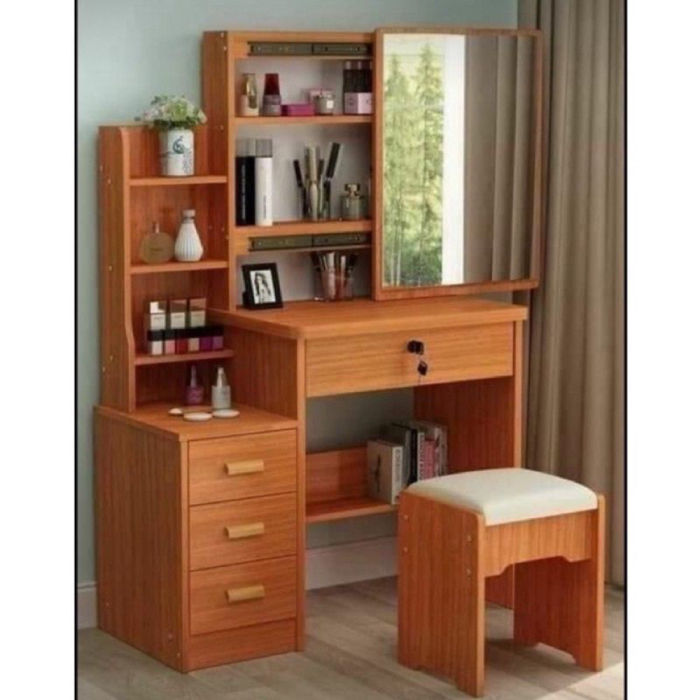 Jual Meja Rias Sliding Kaca Meja Rias Minimalis Kayu Jati | Shopee ...