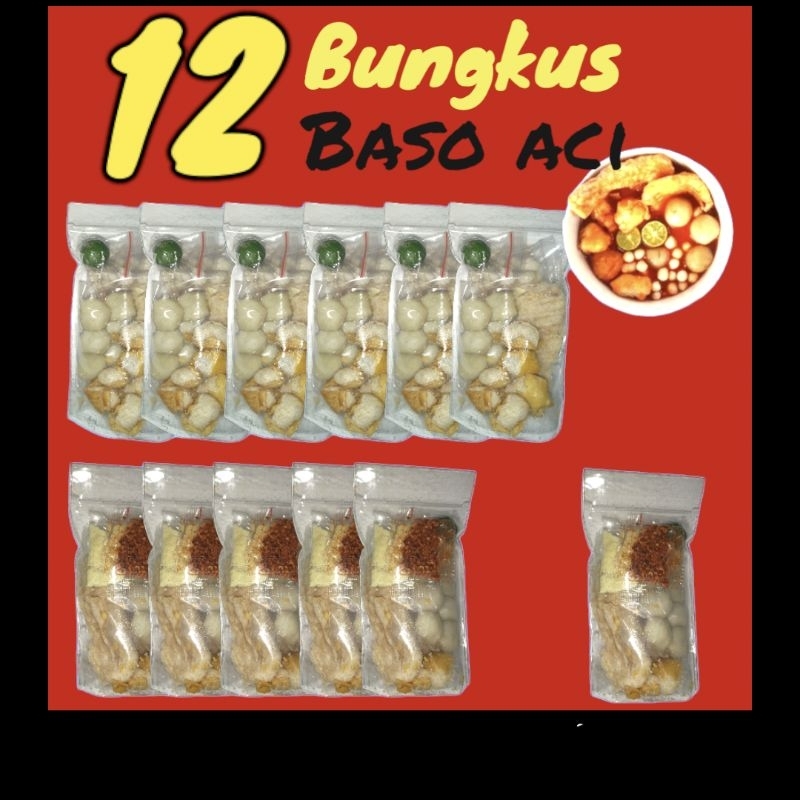 Jual 12 Bungkus Baso Aci Bumbu Khas Seuhah Shopee Indonesia