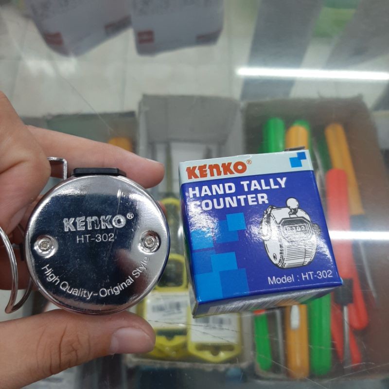 Jual Kenko Hand Tally Counter HT-302 Checker Alat Hitung Cepat Tasbih ...