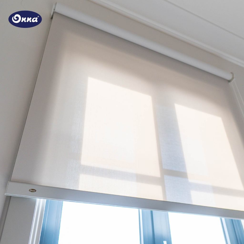 Jual Roller Blinds Onna seri 33 kain Blackout, block cahaya 100% ...
