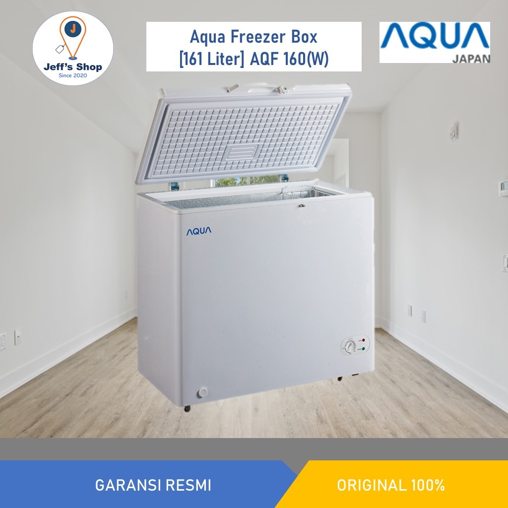 Jual Aqua Freezer Box / Chest Freezer [161 Liter] AQF 160(W) Shopee Indonesia
