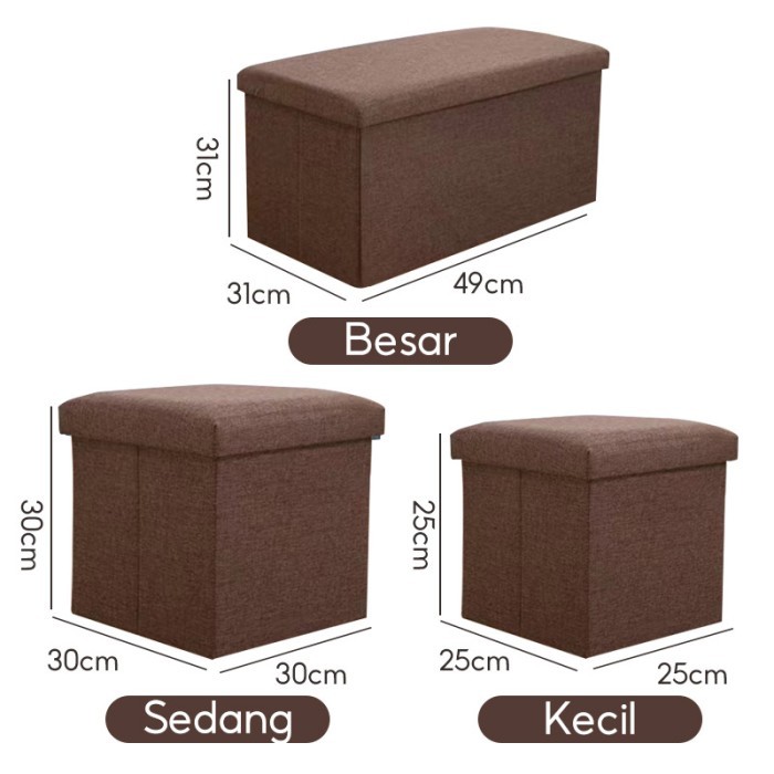 Jual Yoowoo Box Penyimpanan Storage Box Kursi Penyimpanan Kotak Penyimpanan Multifungsi