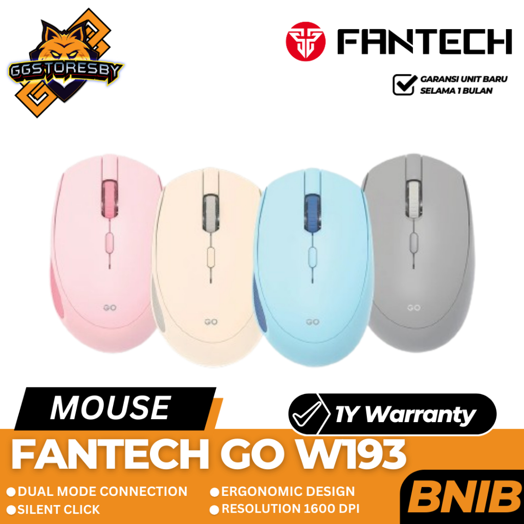 Jual FANTECH GO SERIES W193 WIRELESS Mouse | Shopee Indonesia