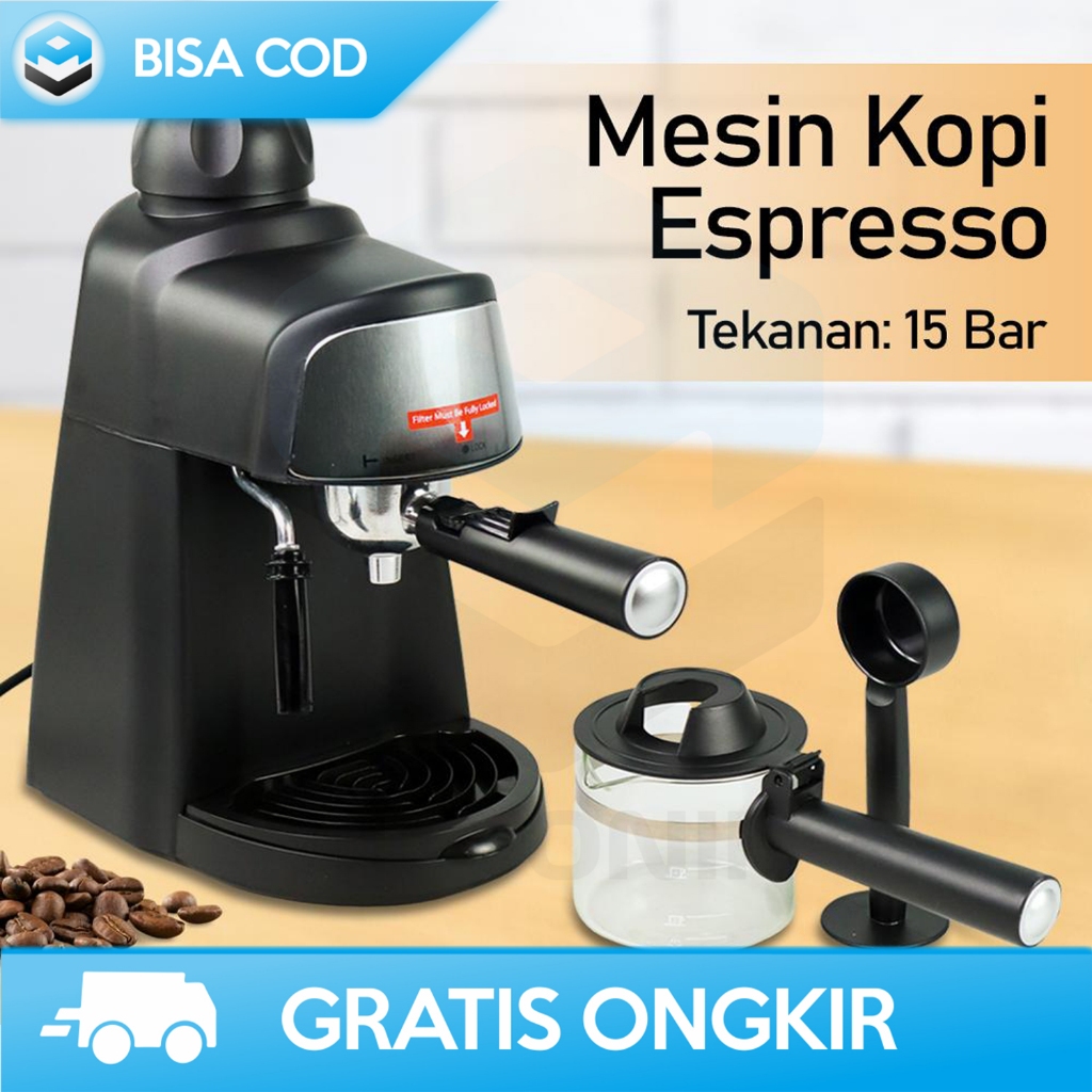 Jual MESIN PEMBUAT KOPI ESPRESO CAPPUCINO COFFE MACHINE FROTHING MILK