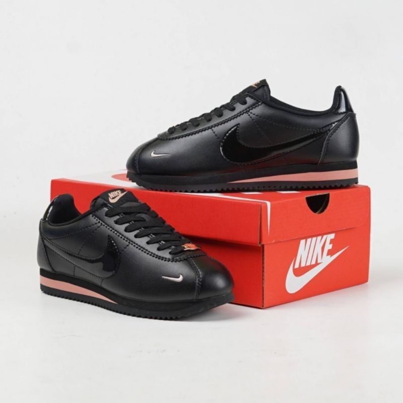 Jual Nike Womens Classic Cortez Black Rose Gold 36 40 Shopee Indonesia