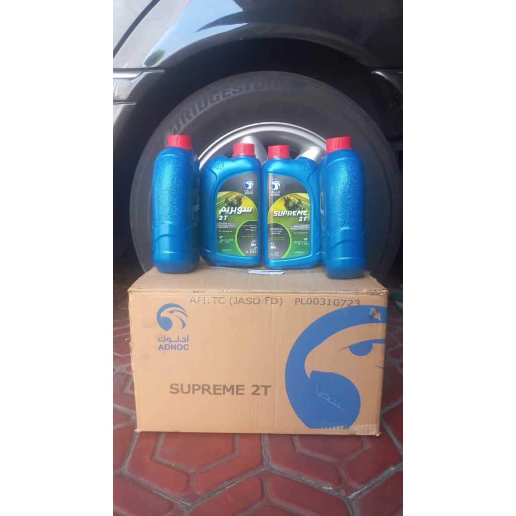 Jual Oli Built Up Adnoc Supreme 2T JASO FD - API TC - ISO-L-EGD ...