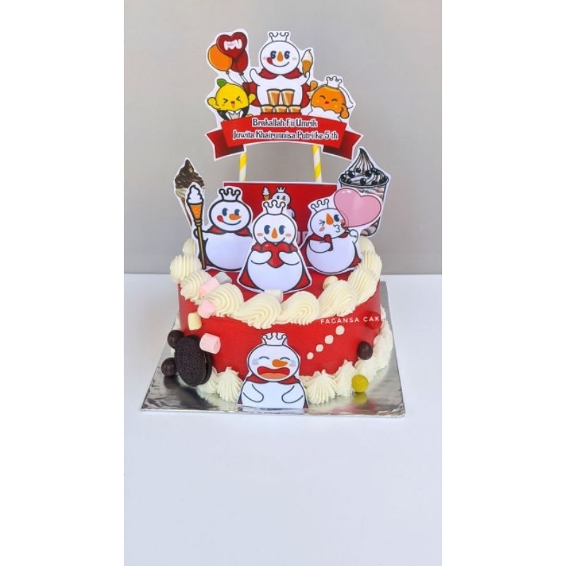 Jual Toppper Mixue custom nama | Shopee Indonesia