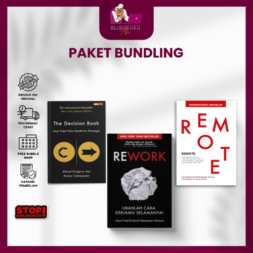 Jual Paket Bundling 3 Buku : Rework - Remote - The Decision Book - BD ...