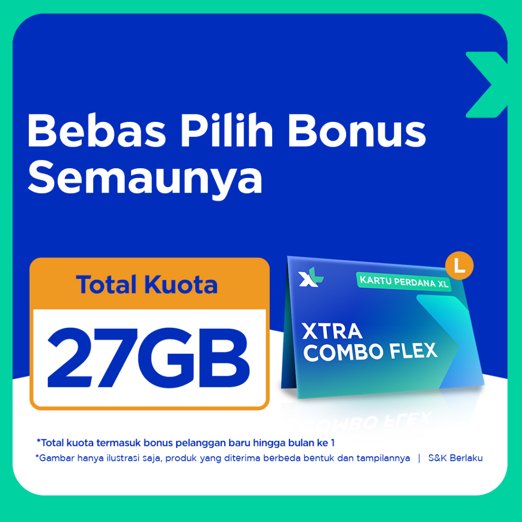 Jual Kartu Perdana XL Xtra Combo Flex L | Shopee Indonesia