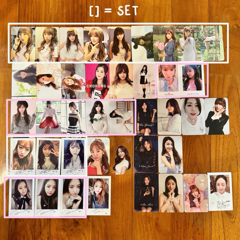 Jual APINK photocard chorong eunji bomi hayoung naeun namjoo (korea ...