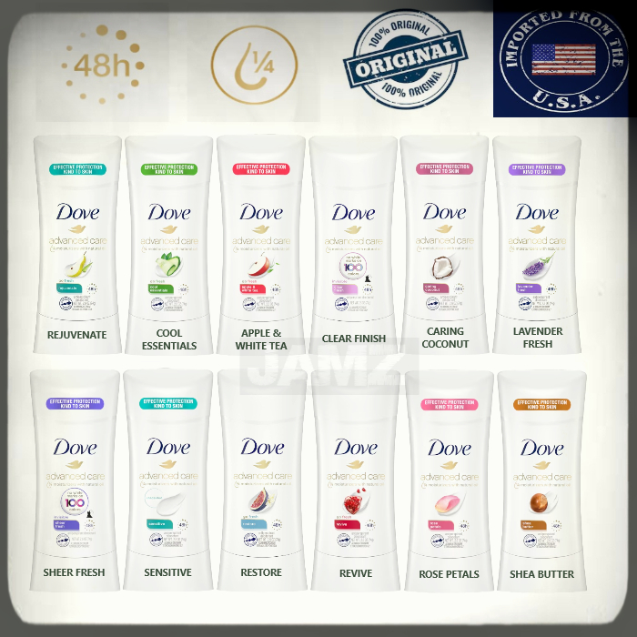 Jual Dove Advanced Care 48hour Antiperspirant Deodorant Stick Cool ...