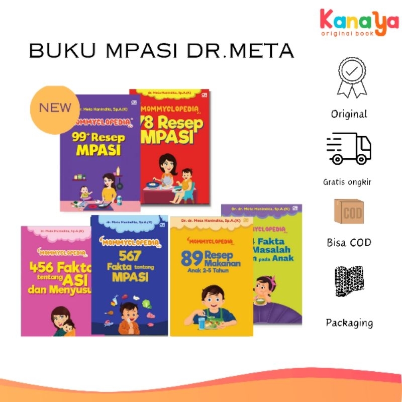 Jual Buku Mommyclopedia Resep MPASI - Fakta Tentang Masalah Makan Pada ...