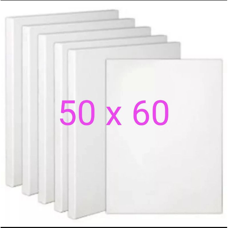 Jual KANVAS 50 X 60 SIAP LUKIS UDAH DI GESSO DAN SPANDRAM | Shopee ...