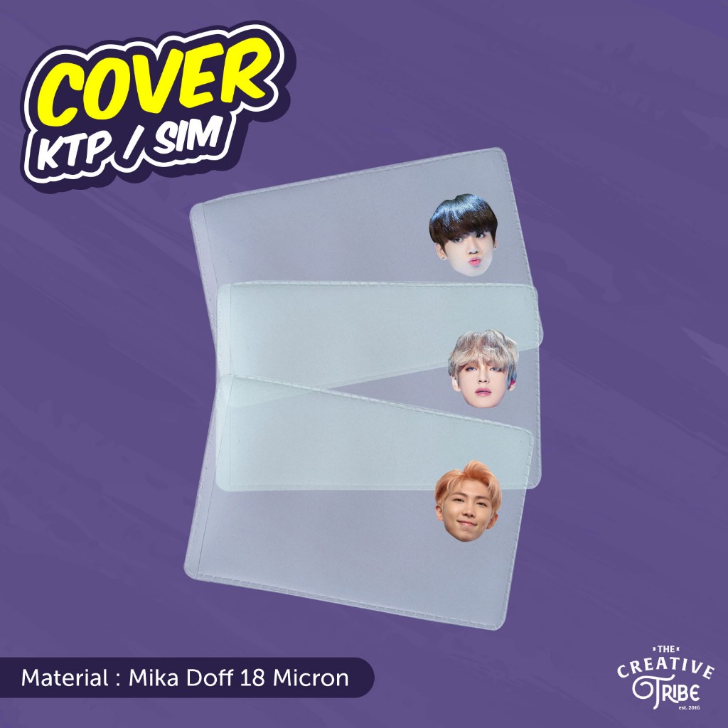 Jual BTS - Cover KTP / SIM Karakter Unik - Sarung Plastik Mika ...