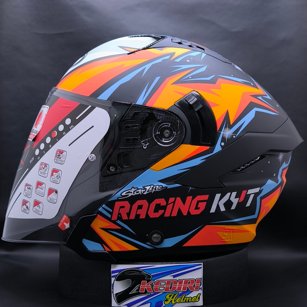 Jual Helm KYT NFJ Jaume Masia 2021 Edition race Shopee Indonesia