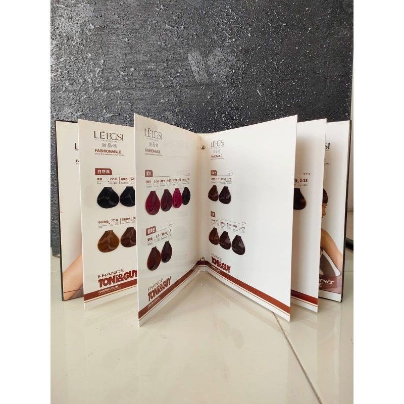 Jual BUKU KATALOG WARNA RAMBUT / HAIR CHART | Shopee Indonesia