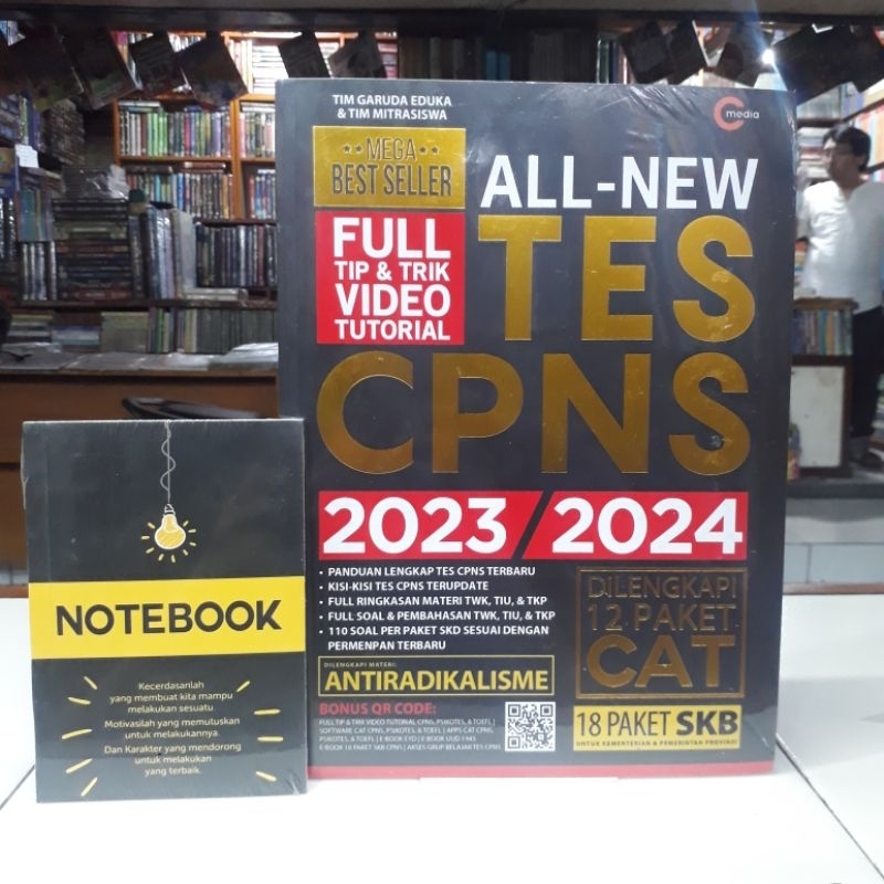 Jual Cmedia Buku All-New Tes CPNS 2023/2024 *Bonus Notebook - Tim ...