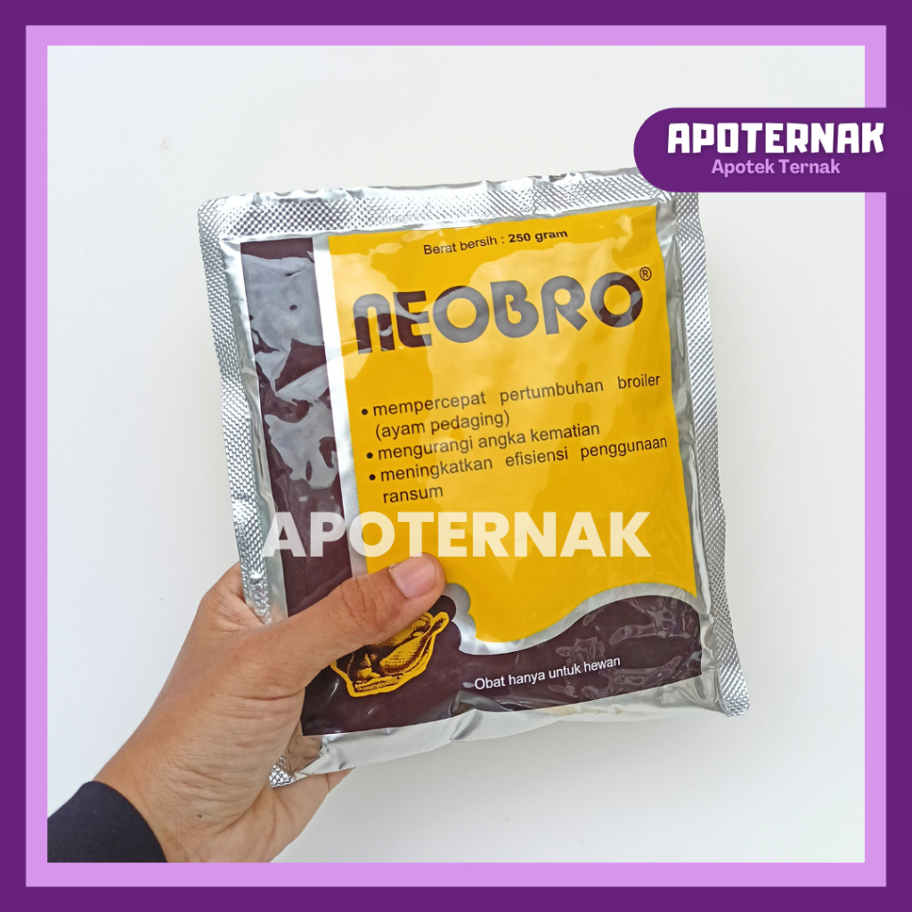 Jual NEOBRO 250 gr | Multivitamin Penambah Berat Bobot Penggemuk Ayam ...