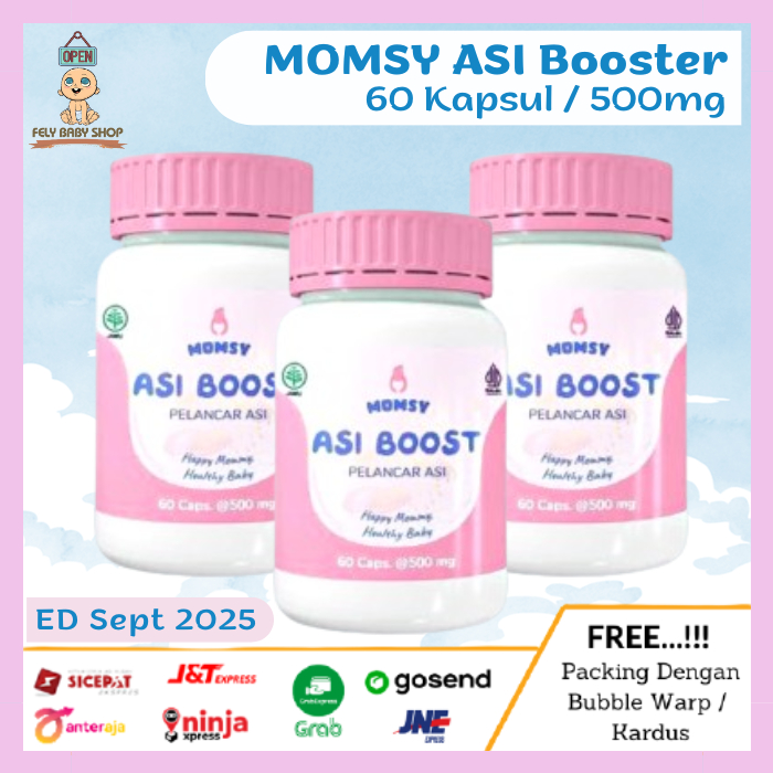 Jual MOMSY Supplement Pelancar ASI Booster Ibu Menyusui 60 Kapsul ...