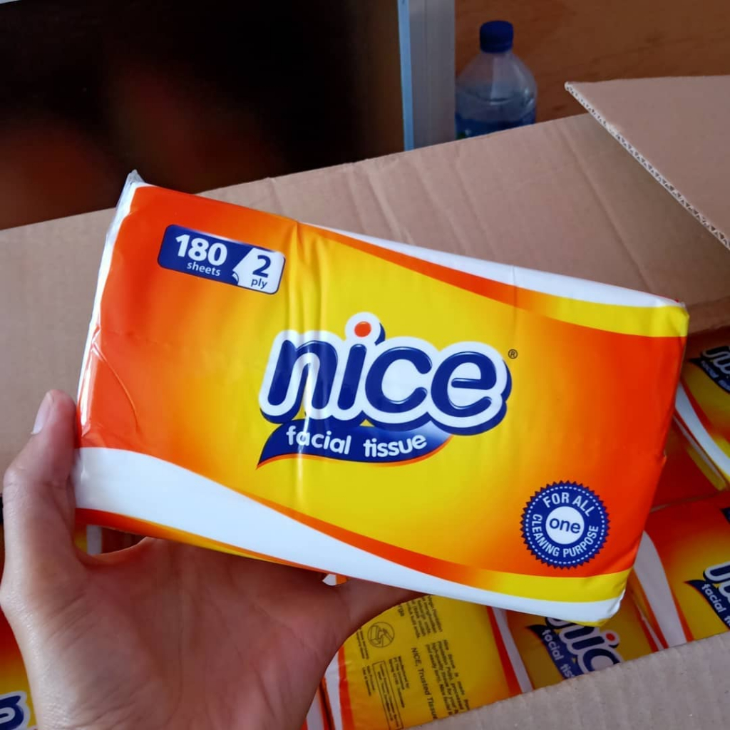 Jual Tisu Nice 180 Sheets 2ply Facial Tissue - facanefa Membuat Hidup ...