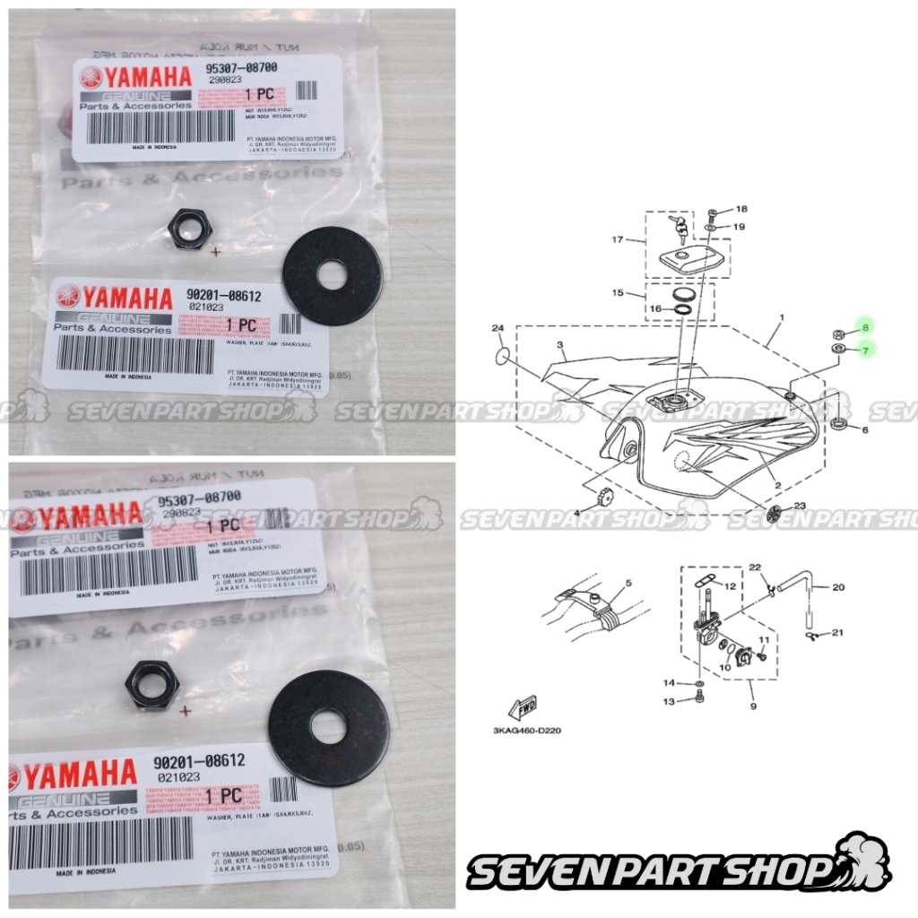 Jual MUR RING PLAT DUDUKAN TANGKI TENGKI RX KING RXKING RXK RXS ORI ...