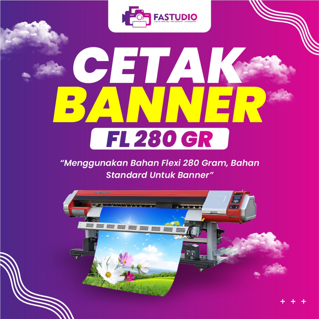 Jual Cetak Banner Spanduk Baliho Custom Desain Sesuai Keinginan Bahan Flexi G Standard