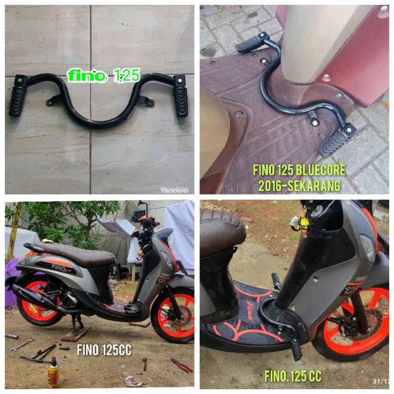 Jual Footstep Fino 125 Pancikan Bustep Bastep Pijakan Kaki Depan Karet