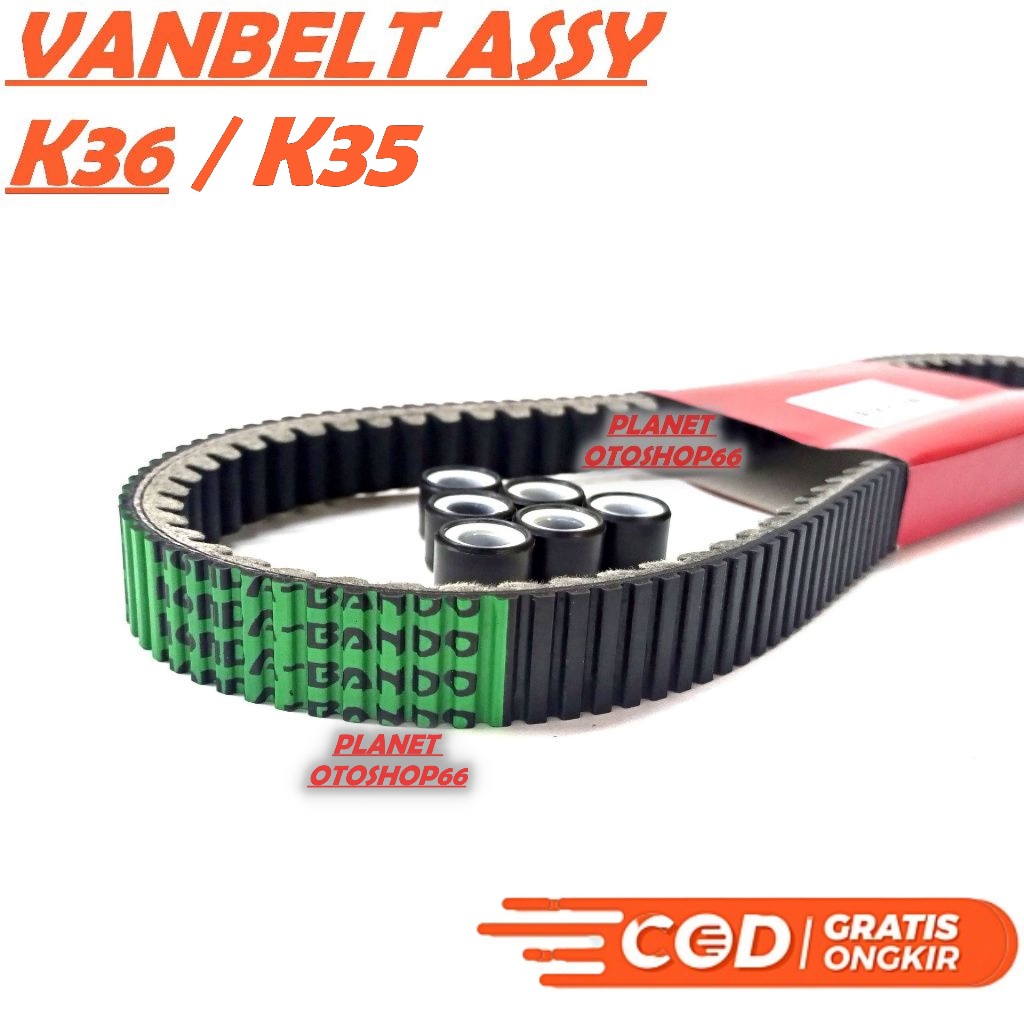 Jual VANBELT ASSY K36/K35 VARIO 150 / 125 LED NEW DAN OLD VANBEL ...