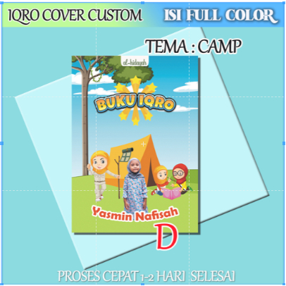 Jual ( BUKU IQRO FULL COLOUR CUSTOM CETAK NAMA & FOTO ) Buku Iqro ...