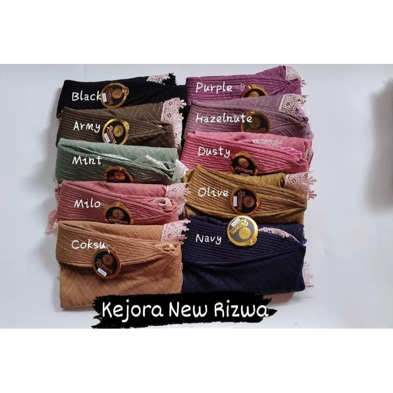 Jual Jilbab Original Rizwa Kejora New Renda Instant | Shopee Indonesia