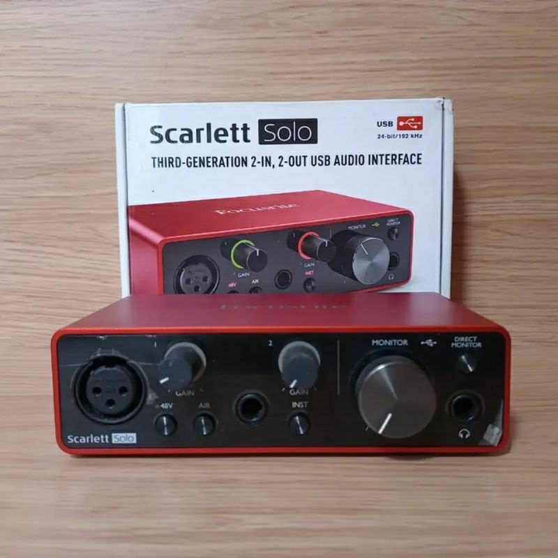 Jual Focusrite Scarlett Solo Third Generation Shopee Indonesia