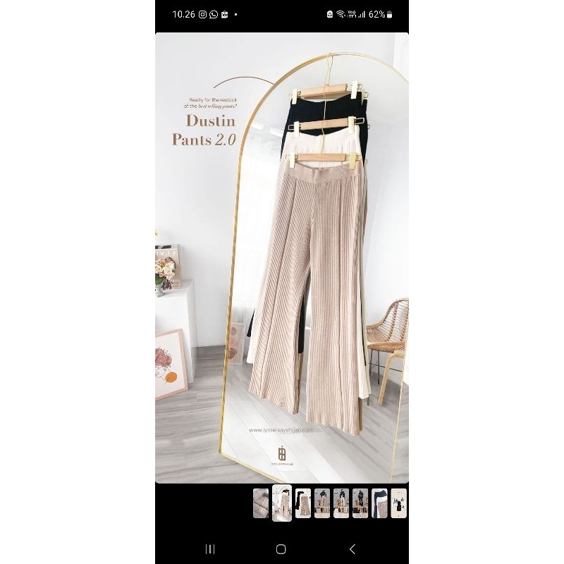Jual Dustin Pants iymelsayshijab warna BW | Shopee Indonesia