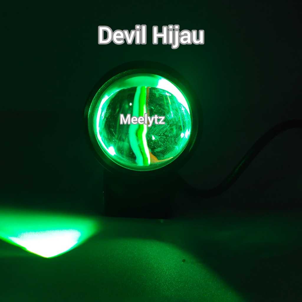 Jual Ibright Lampu Tembak Led Laser Cut Off Plus Devil Rgb Jauh Dekat