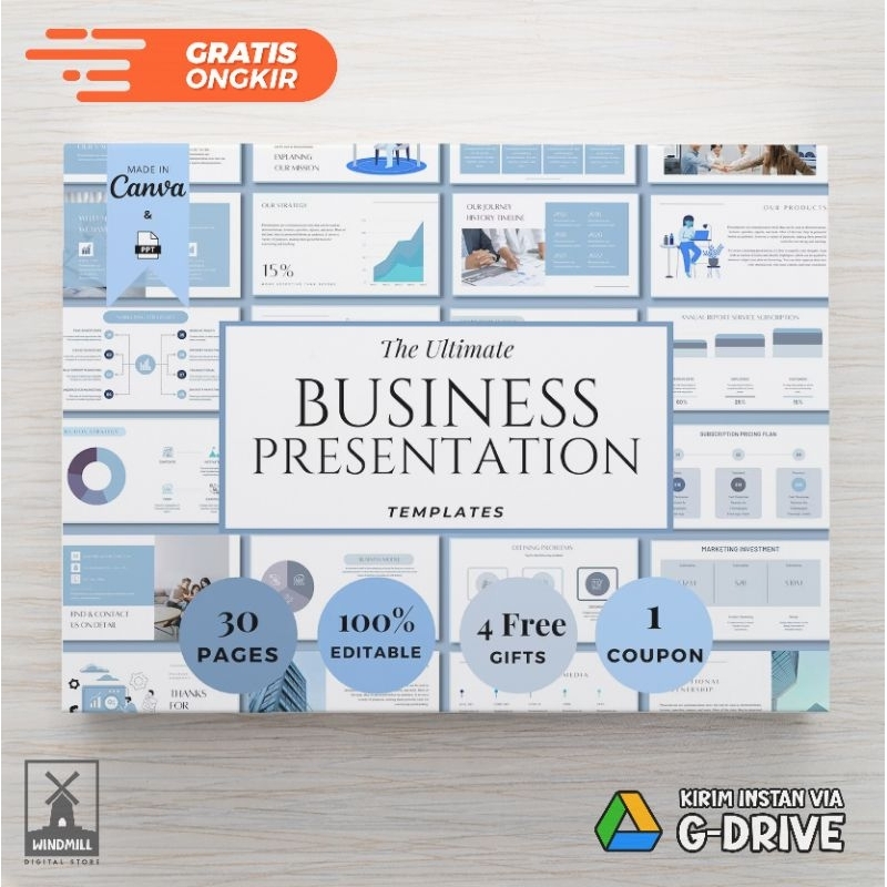 Jual Canva Business PowerPoint Presentation | Shopee Indonesia