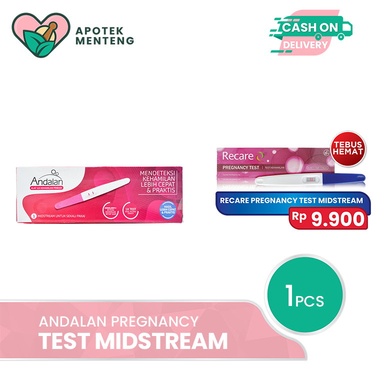 Jual Andalan Pregnancy Test Midstream - Alat Tes Kehamilan Pribadi ...