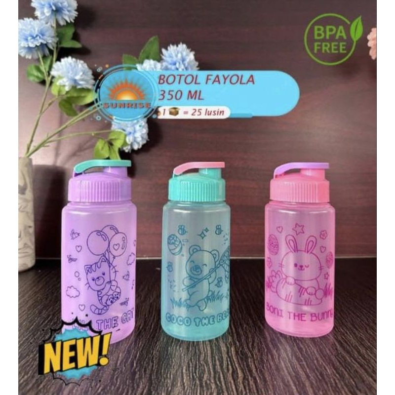 Jual BOTOL MINUM FAYOLA/BOTOL AIR 350 ml | Shopee Indonesia