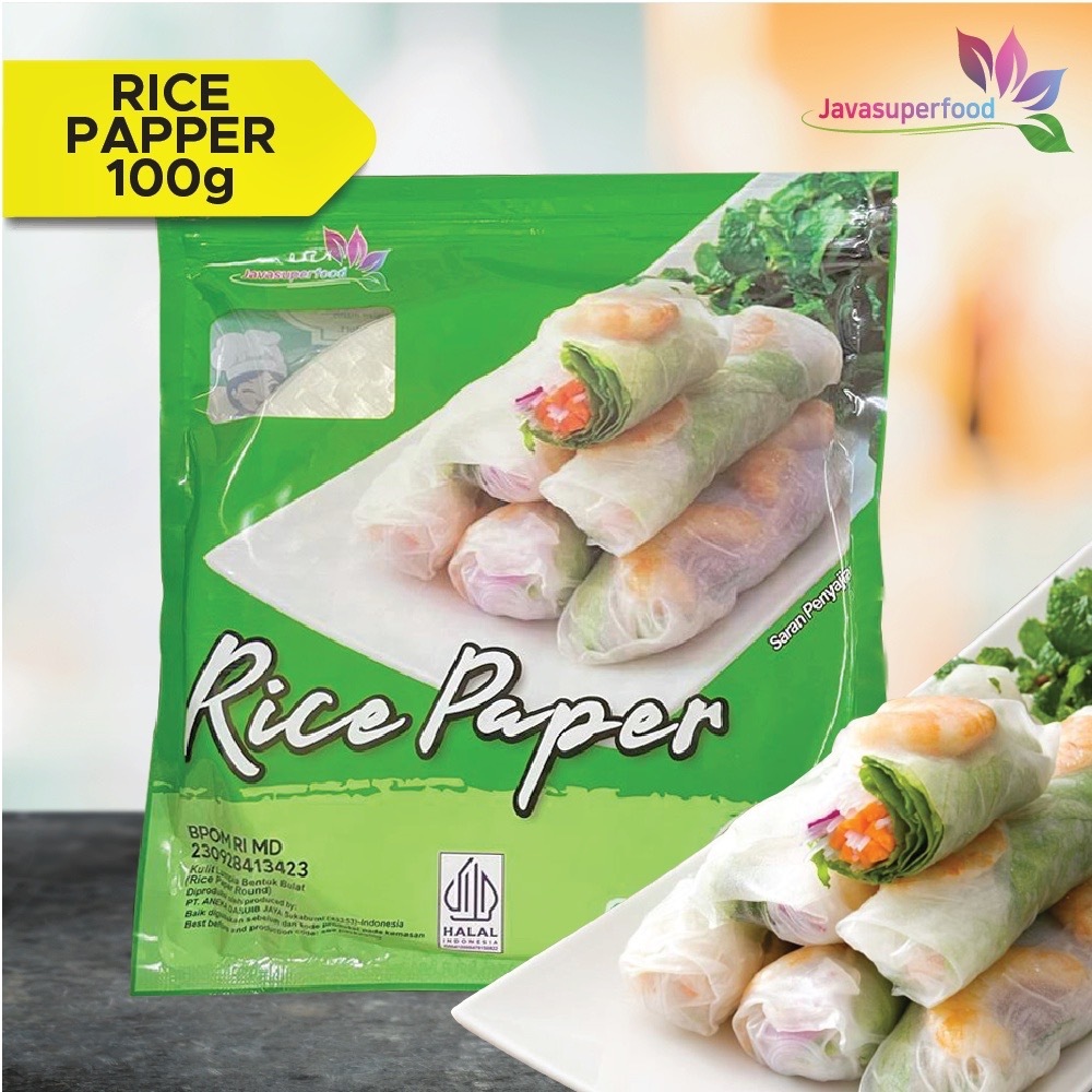 Jual Java Rice Paper Bulat 100gr (10 lembar) - Java Rice Paper Kotak ...