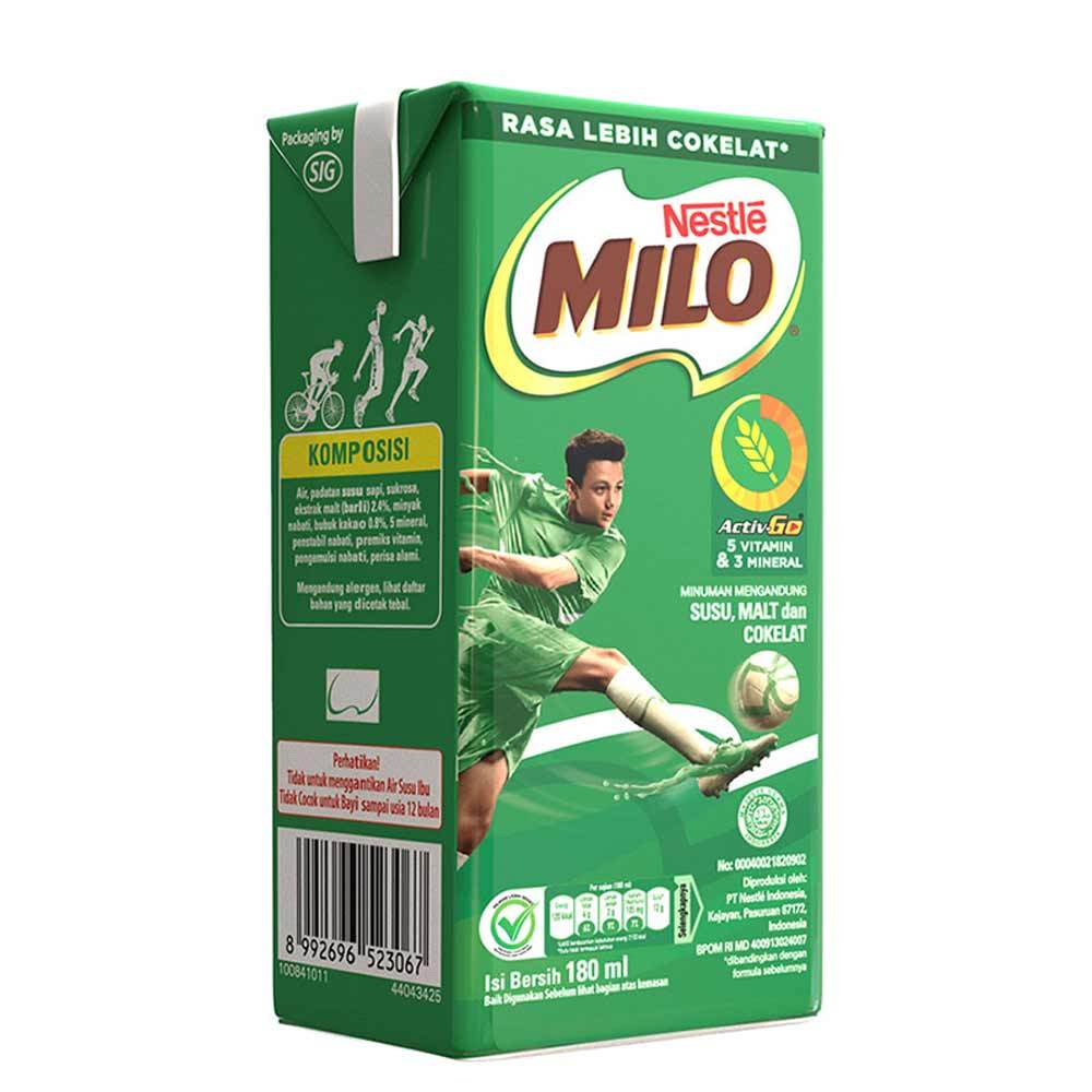 Jual MILO SUSU RASA MALT COKLAT 180 ML | Shopee Indonesia