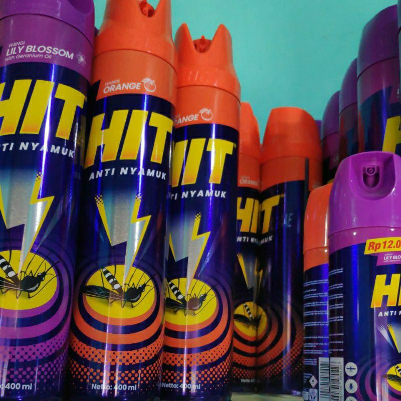 Jual Hit Aerosol Semprot Kecoa Lalat Serangga 400ml - 165ml Obat Nyamuk ...