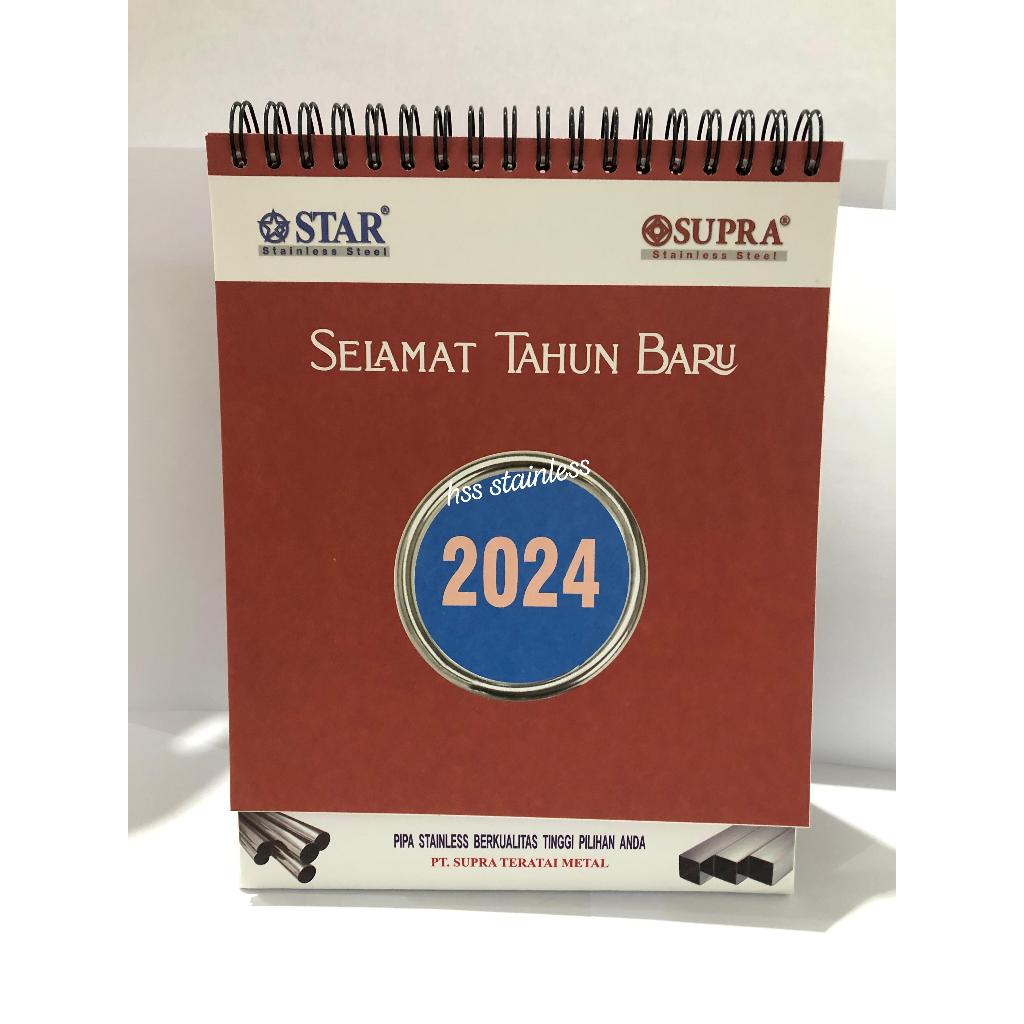 Jual KALENDER MEJA TAHUN 2024 ( UKURAN 21 CM X 16 CM ) | Shopee Indonesia